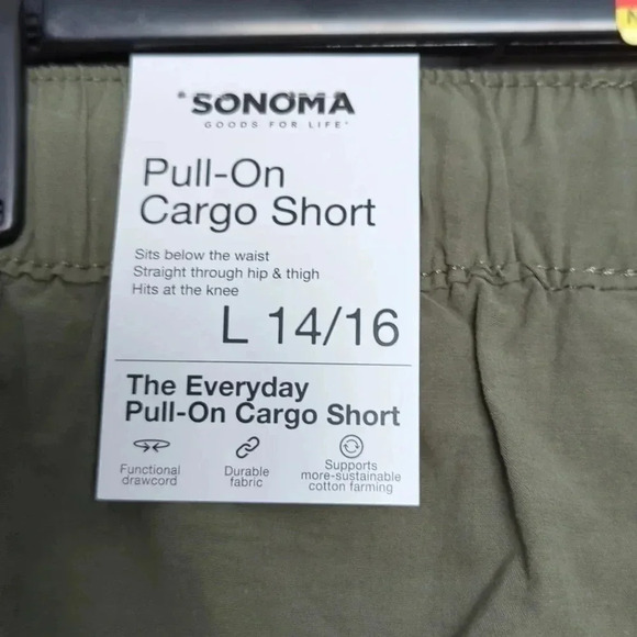 SONOMA pull on cargo shorts - Picture 7 of 9